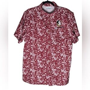 Columbia PFG Florida State Shirt Men’s size Medium outdoor Summer Vented